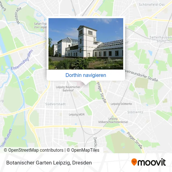 Botanischer Garten Leipzig Karte