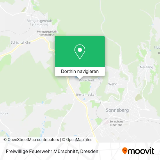 Freiwillige Feuerwehr Mürschnitz Karte