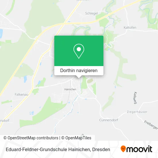 Eduard-Feldner-Grundschule Hainichen Karte