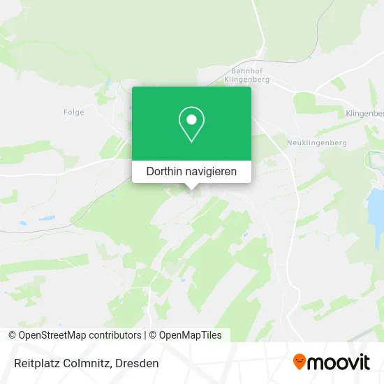 Reitplatz Colmnitz Karte