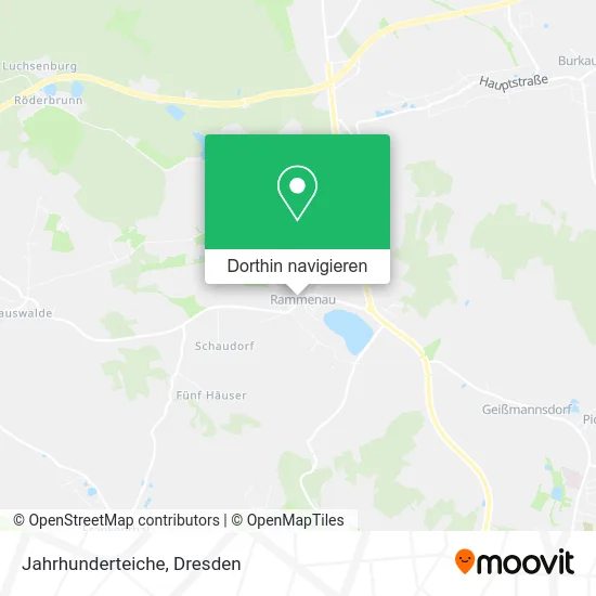 Jahrhunderteiche Karte