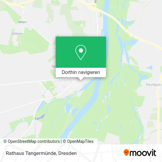 Rathaus Tangermünde Karte