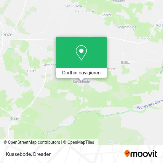 Kussebode Karte