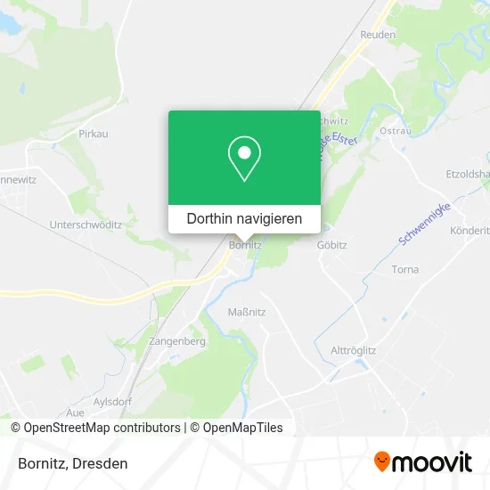 Bornitz Karte