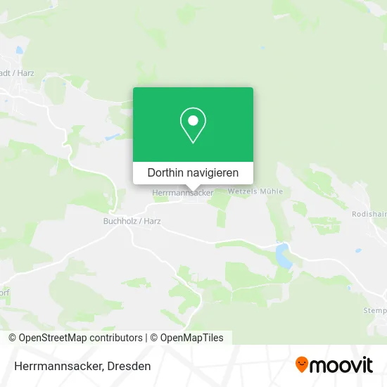 Herrmannsacker Karte