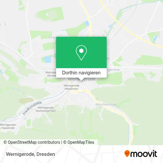 Wernigerode Karte