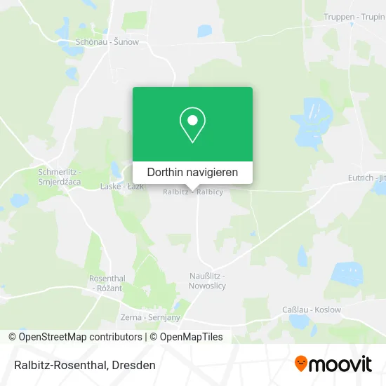 Ralbitz-Rosenthal Karte