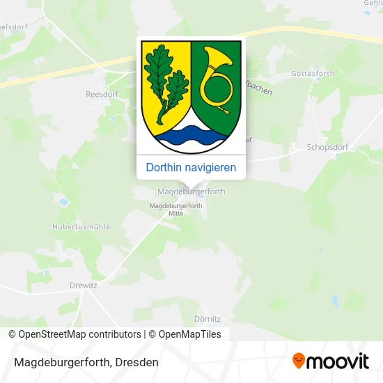 Magdeburgerforth Karte