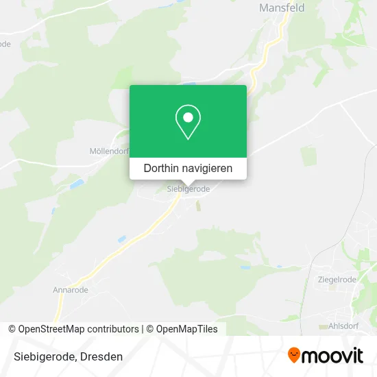 Siebigerode Karte