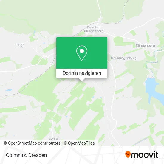 Colmnitz Karte