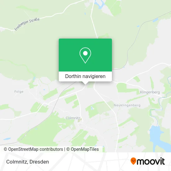 Colmnitz Karte