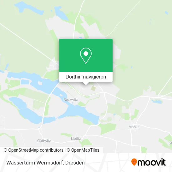 Wasserturm Wermsdorf Karte