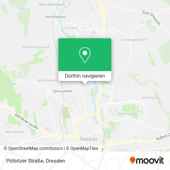 Pölbitzer Straße Karte