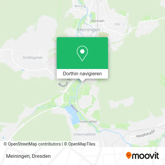 Meiningen Karte