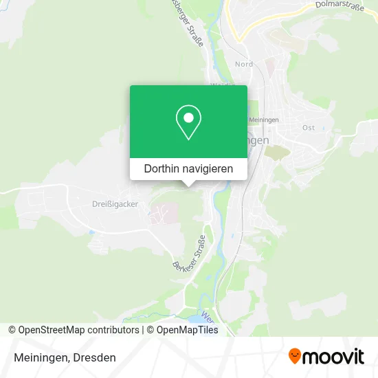 Meiningen Karte