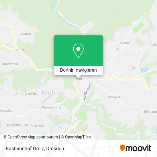 Busbahnhof Greiz Karte