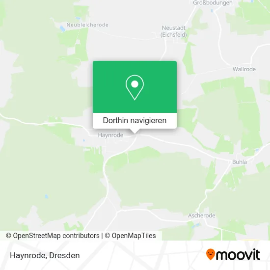 Haynrode Karte