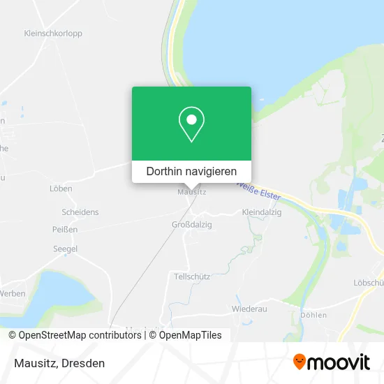 Mausitz Karte
