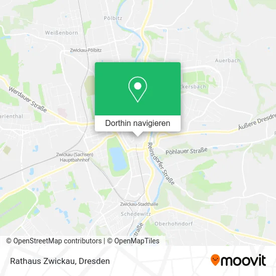 Rathaus Zwickau Karte