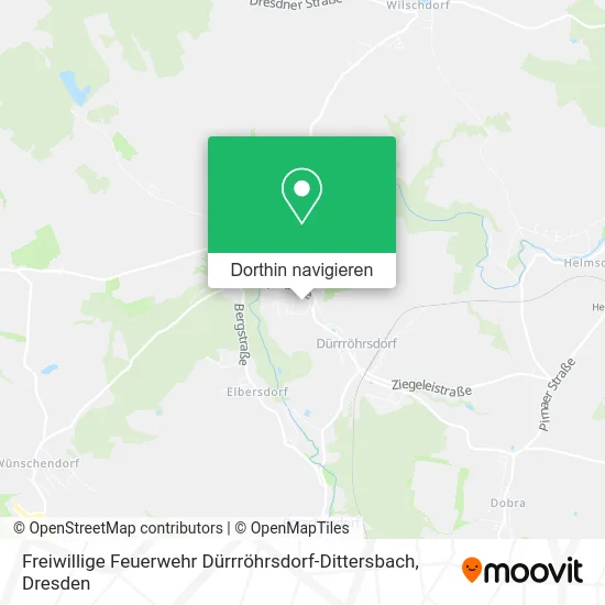 Freiwillige Feuerwehr Dürrröhrsdorf-Dittersbach Karte