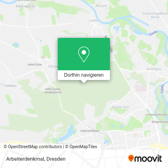Arbeiterdenkmal Karte