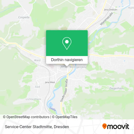 Service-Center Stadtmitte Karte