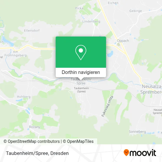 Taubenheim/Spree Karte