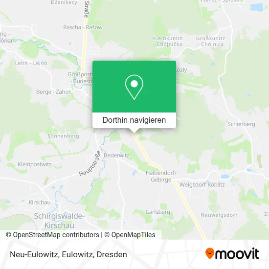 Neu-Eulowitz, Eulowitz Karte