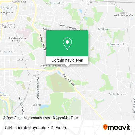 Gletschersteinpyramide Karte