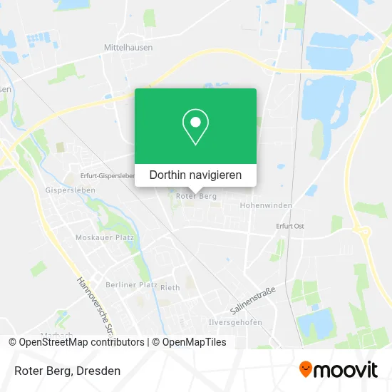 Roter Berg Karte