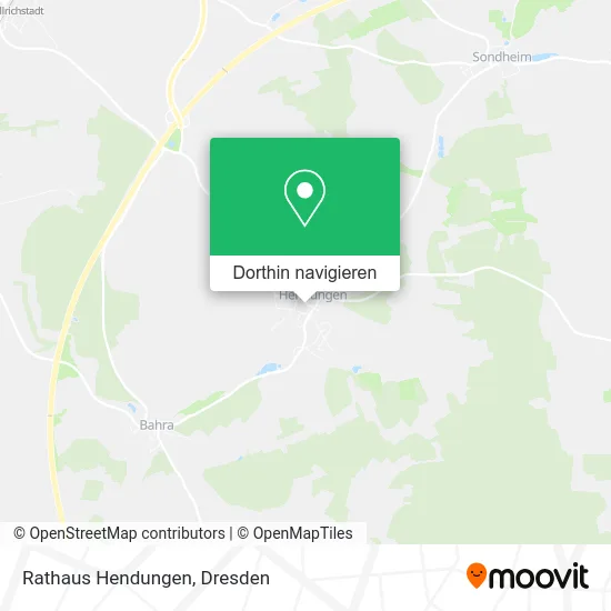 Rathaus Hendungen Karte