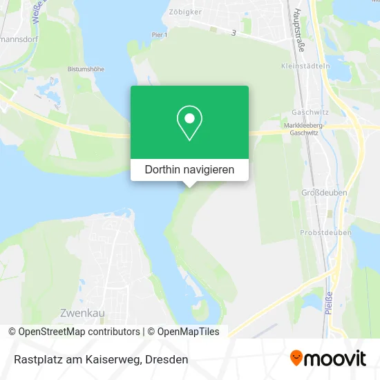 Rastplatz am Kaiserweg Karte