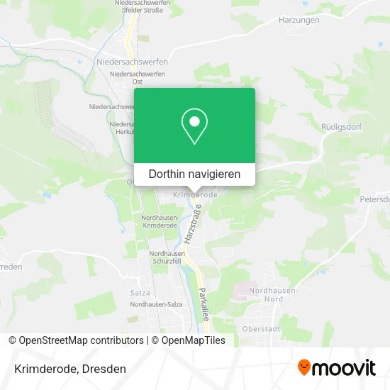 Krimderode Karte