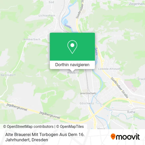 Alte Brauerei Mit Torbogen Aus Dem 16. Jahrhundert Karte