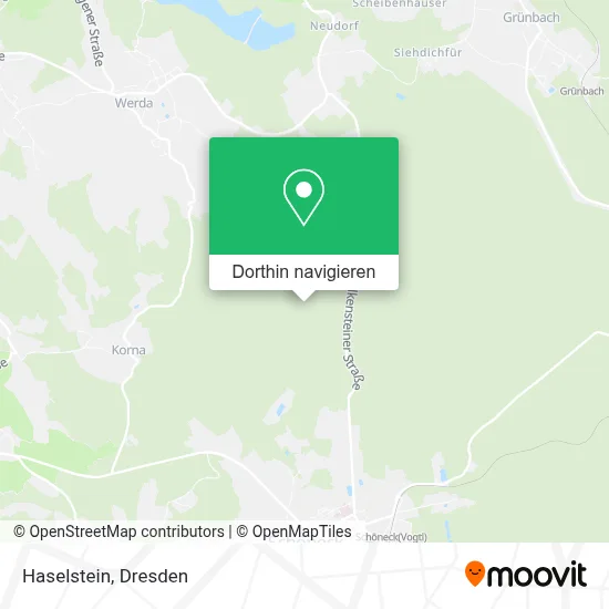 Haselstein Karte