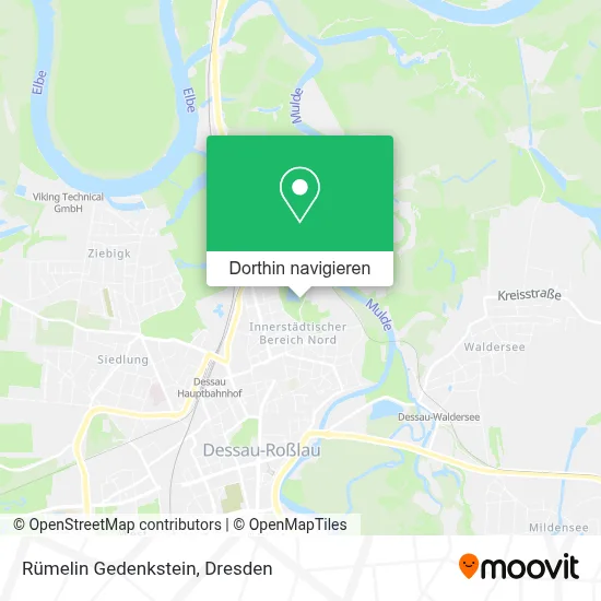 Rümelin Gedenkstein Karte