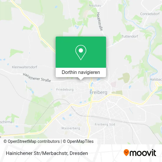 Hainichener Str/Merbachstr Karte
