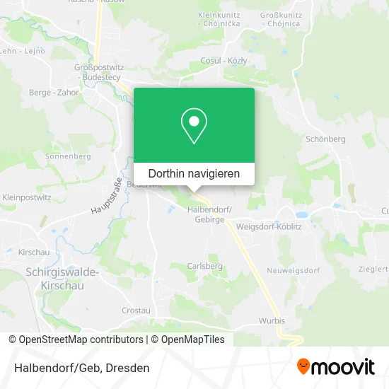 Halbendorf/Geb Karte