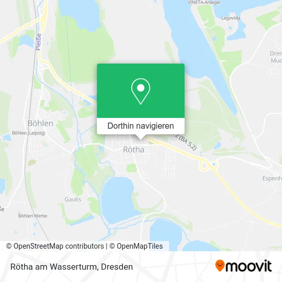 Rötha am Wasserturm Karte