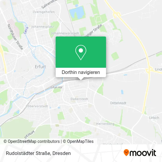 Rudolstädter Straße Karte
