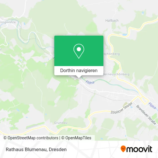 Rathaus Blumenau Karte