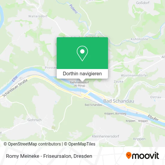 Romy Meineke - Friseursalon Karte