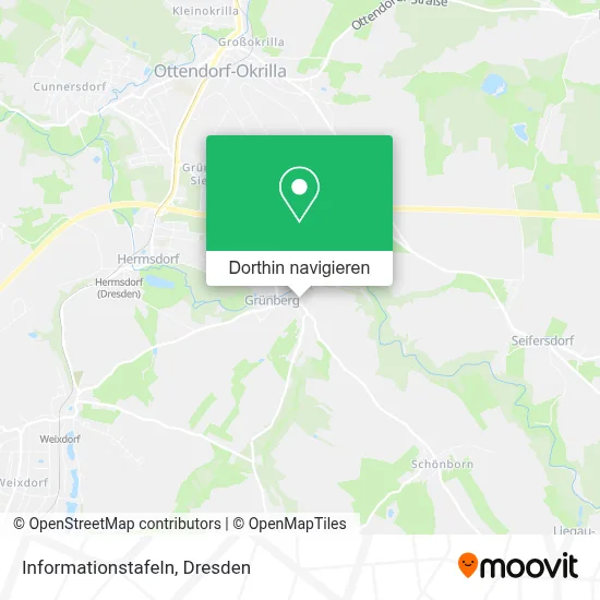 Informationstafeln Karte