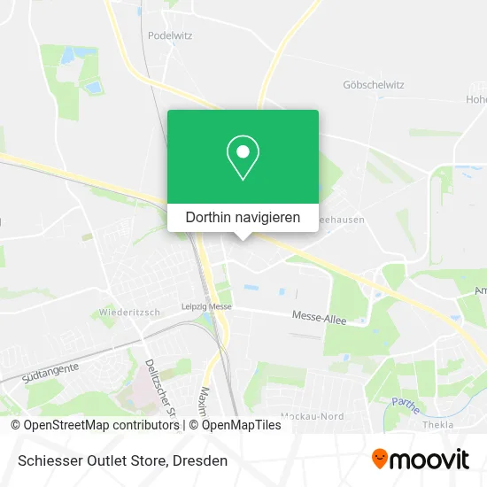 Schiesser Outlet Store Karte