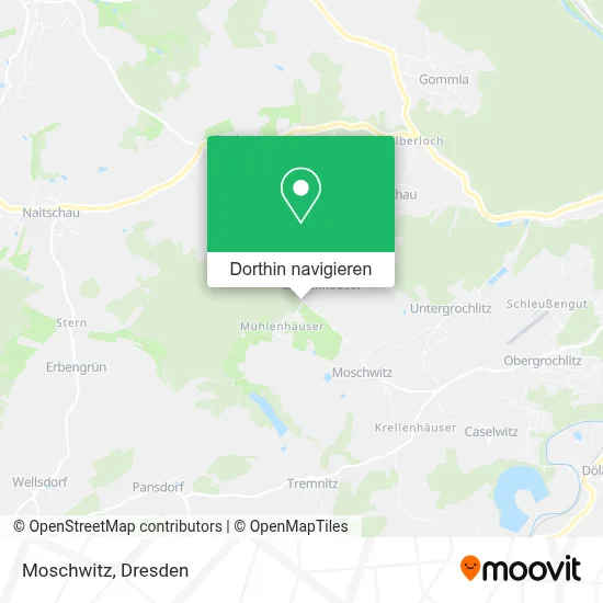 Moschwitz Karte