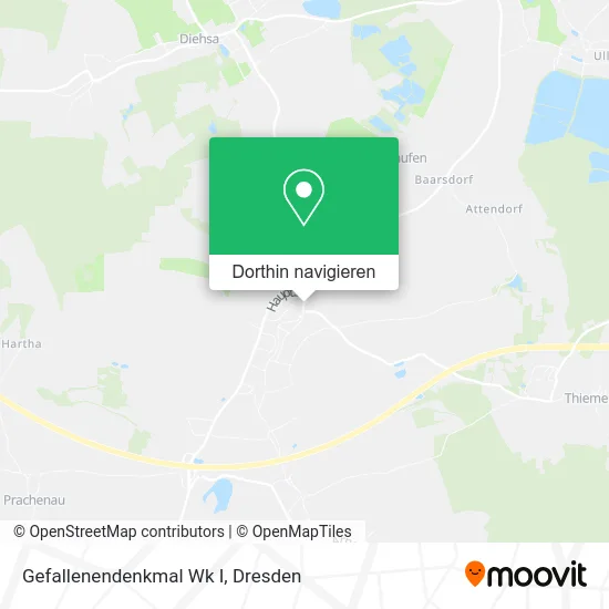 Gefallenendenkmal Wk I Karte