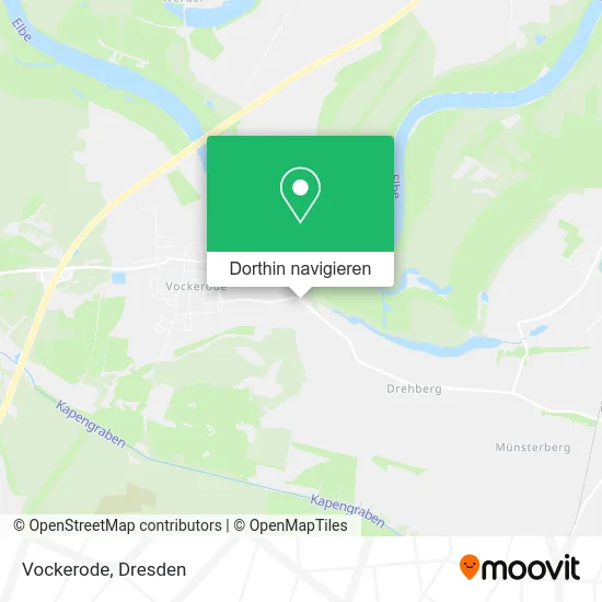 Vockerode Karte
