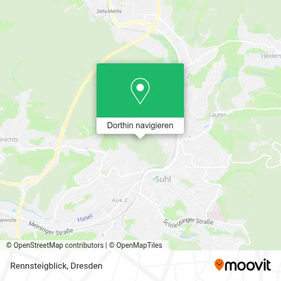 Rennsteigblick Karte