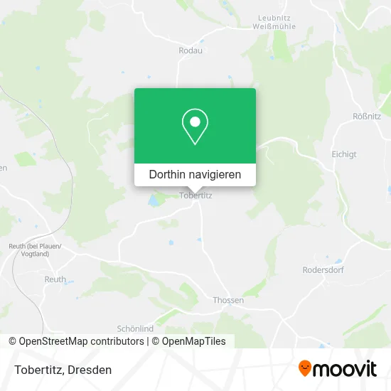 Tobertitz Karte
