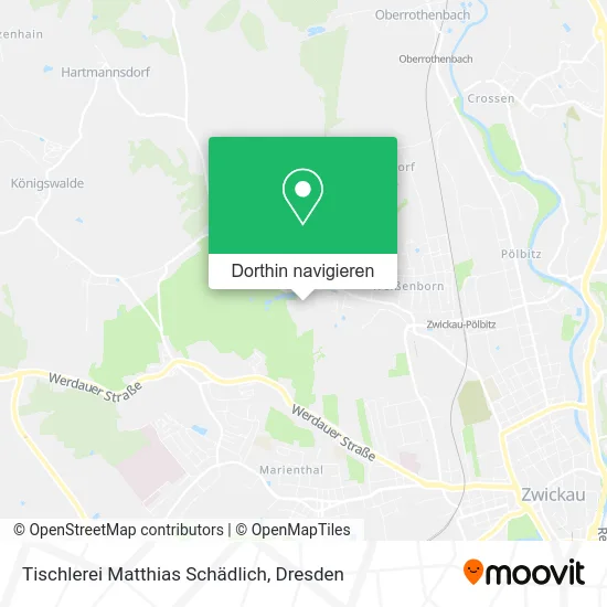 Tischlerei Matthias Schädlich Karte